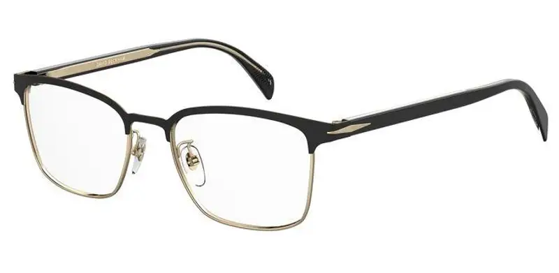 DAVID BECKHAM Uomo DB 1059/F I46 Montature da vista Metallo Nero  Squadrata