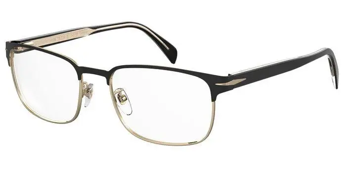 Uomo DB 1066 I46 Montature da vista Acciaio Nero/Oro Squadrata