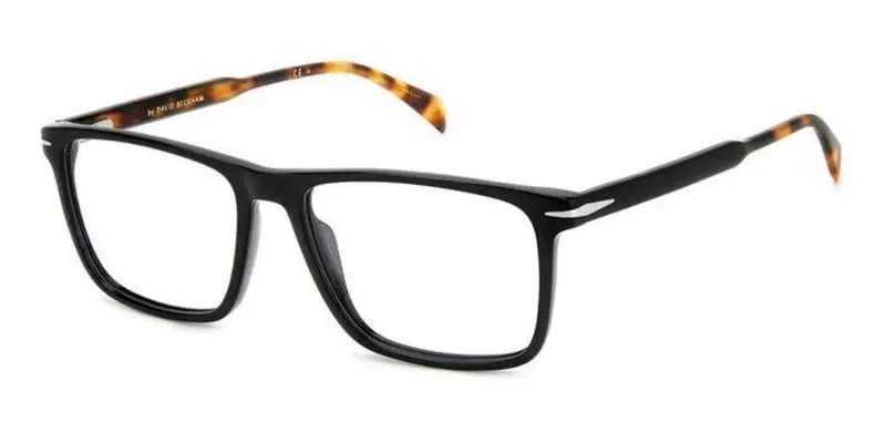 DAVID BECKHAM Uomo DB 1124 WR7 Montature da vista Acetato Nero  Squadrata