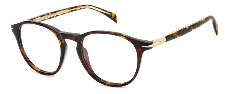 DAVID BECKHAM Uomo DB 1126 2IK Montature da vista Acetato Havana  Pantos