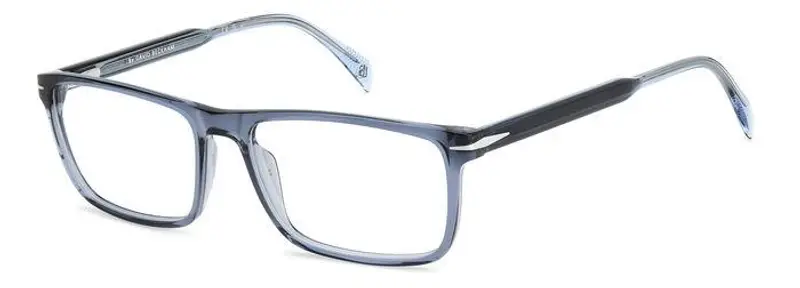 DAVID BECKHAM Uomo DB 1135 PJP Montature da vista Acetato Blu  Squadrata