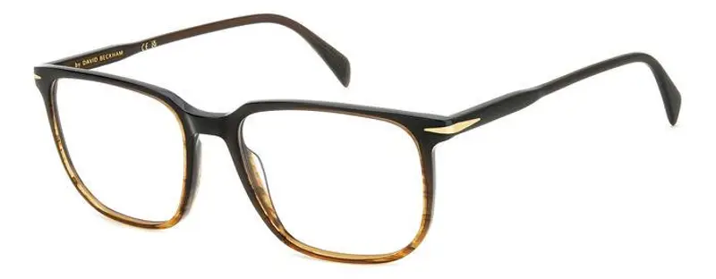 DAVID BECKHAM Uomo DB 1141 NNG Montature da vista Acetato Corno marrone  Squadrata