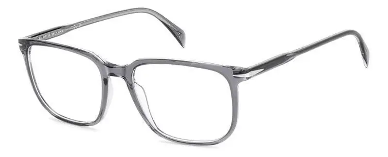 DAVID BECKHAM Uomo DB 1141 TX7 Montature da vista Acetato Grigio  Squadrata