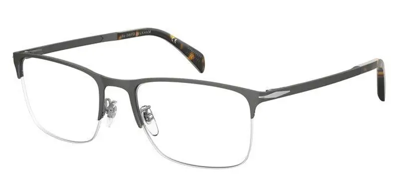 DAVID BECKHAM Uomo DB 1146 R80 Montature da vista Metallo Rutenio scuro  Squadrata