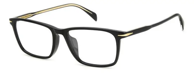 DAVID BECKHAM Uomo DB 1154/F 807 Montature da vista Acetato Nero  Squadrata