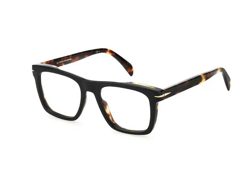 DAVID BECKHAM Uomo DB 7020 WR7 Montature da vista Acetato Havana/Nero  Squadrata