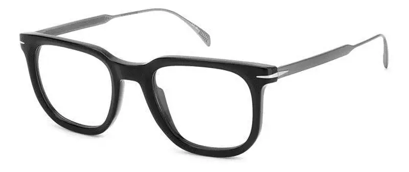 DAVID BECKHAM Uomo DB 7119 ANS Montature da vista Acetato Nero  Squadrata