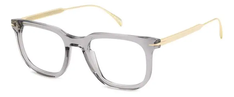 DAVID BECKHAM Uomo DB 7119 FT3 Montature da vista Acetato Grigio Oro  Squadrata