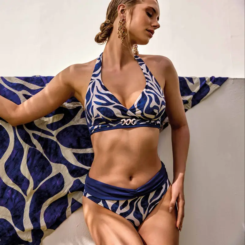 BIKINI CON ALLACCIATURA AL COLLO EXILIA | Colore Multi |