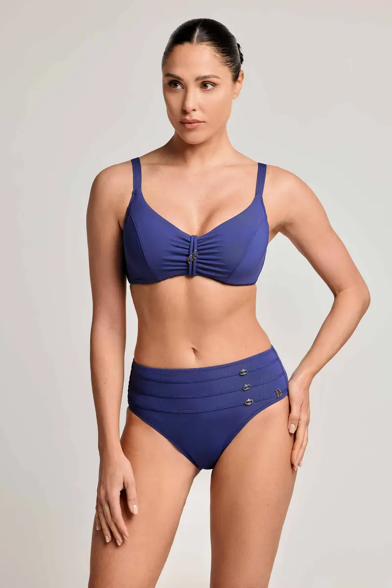BIKINI CON FERRETTO ISLA | Colore Navy Blu |
