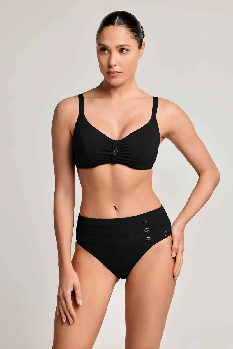 BIKINI CON FERRETTO ISLA | Colore Nero |