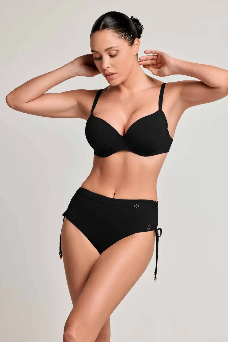 BIKINI PUSH-UP CON FERRETTO ILARY | Colore Nero |