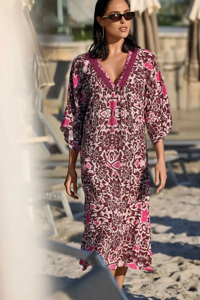 CAFTANO LUNGO BELEN | Colore Multi |