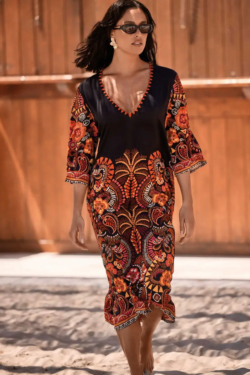 CAFTANO LUNGO JULIANA | Colore Multi |