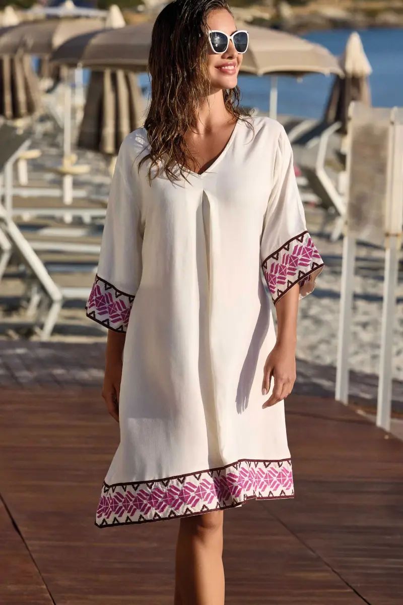 CAFTANO MIKA | Colore Bianco |