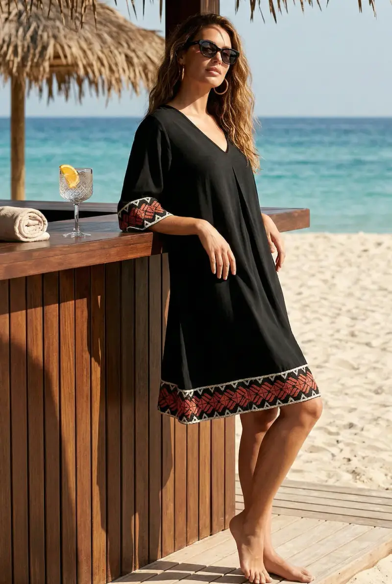 CAFTANO MIKA | Colore Nero |