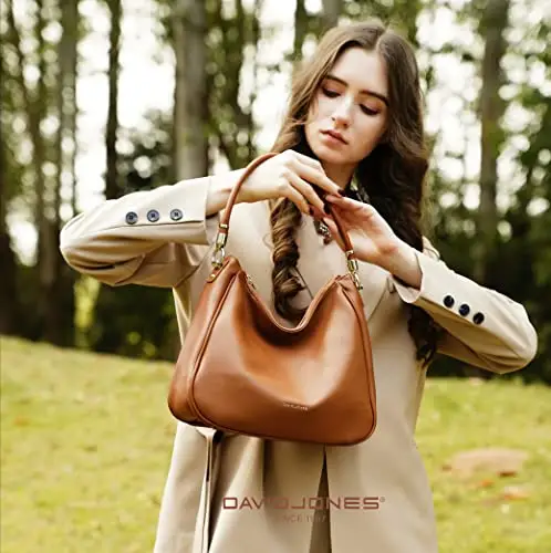 David Jones Borsa a spalla Donna Marrone 3724733 miniatura 2