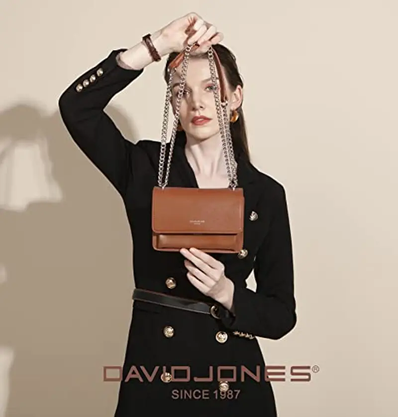 David Jones Clutch Donna Nero 2202838 miniatura 2