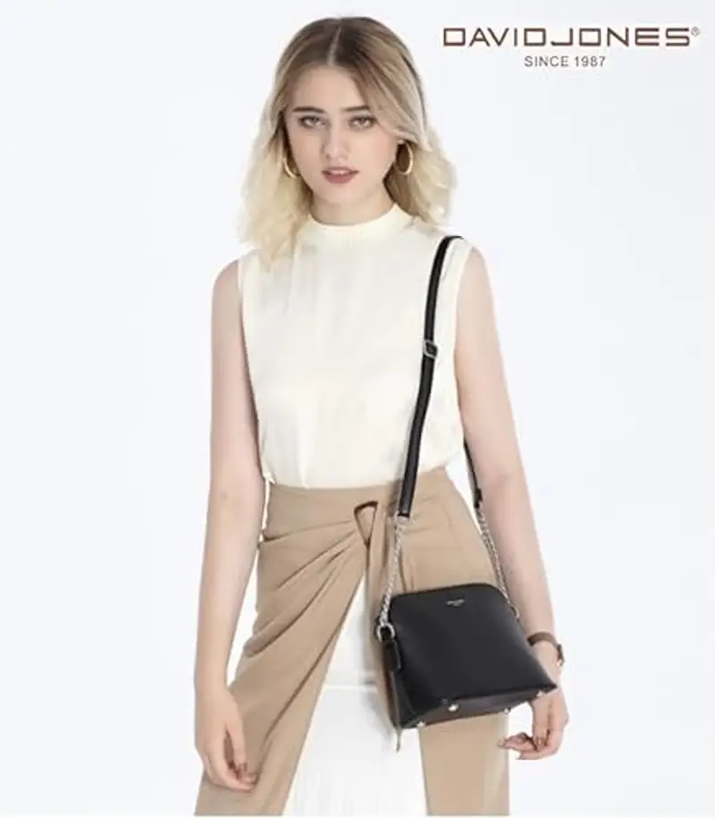 David Jones Borsello Donna Argento 1604089 miniatura 3