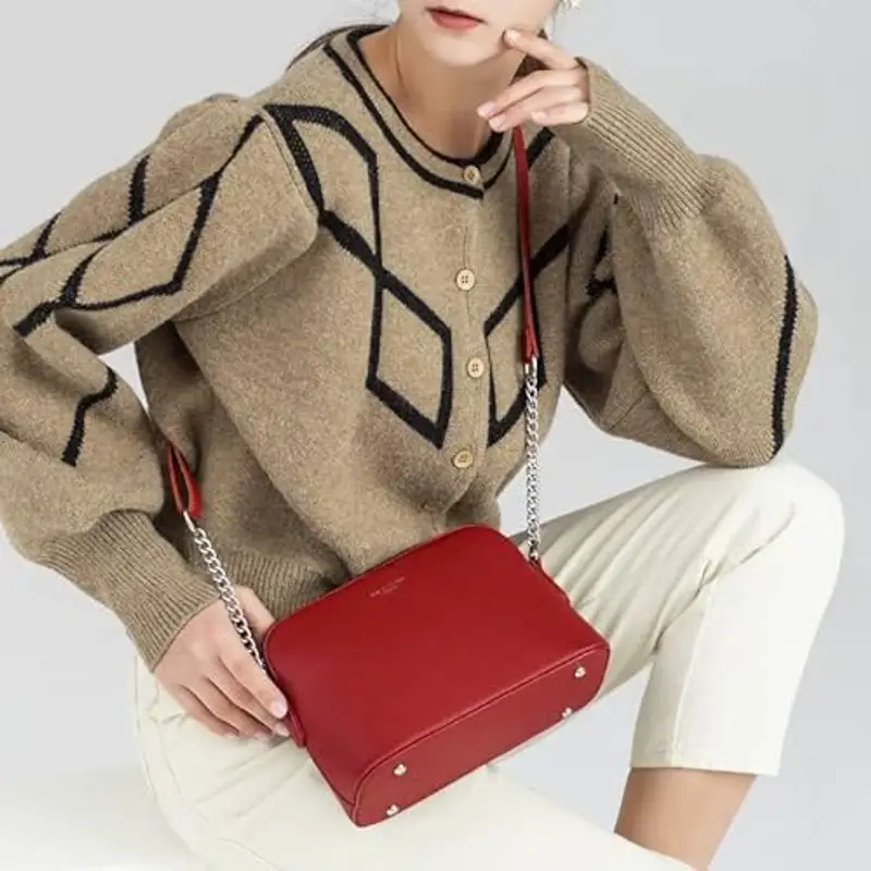 David Jones Borsello Donna Rosso 1604092 miniatura 3