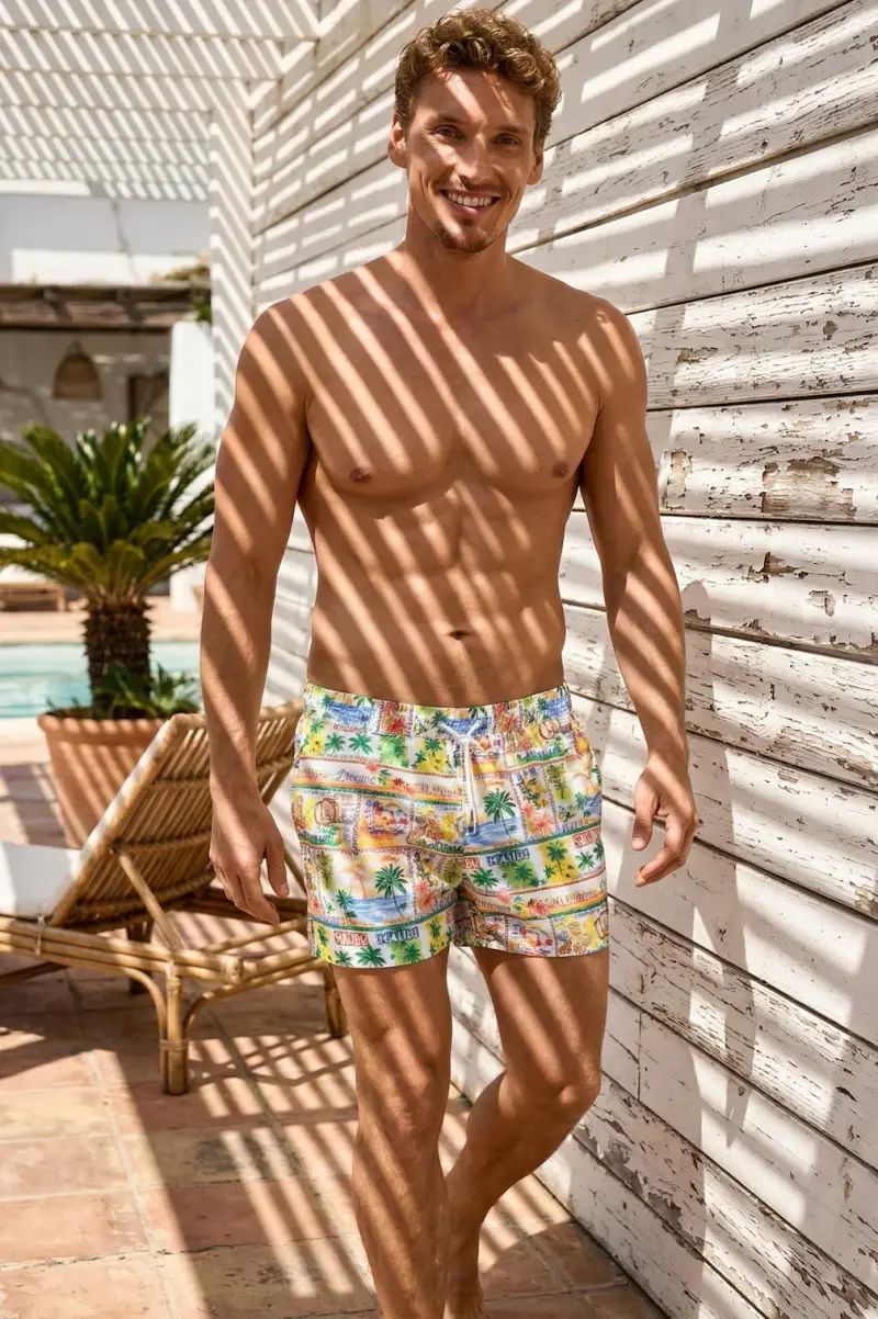 COSTUME BOXER MARE CORTO GABRIEL | Colore Multi |