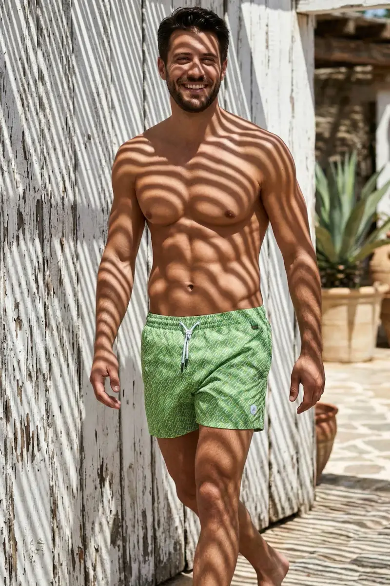 COSTUME BOXER MARE CORTO LEON | Colore Multi |