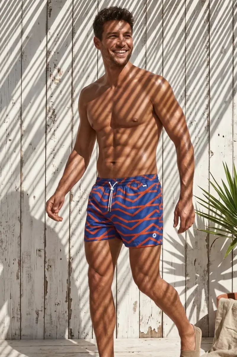 COSTUME BOXER MARE CORTO MARCOS | Colore Multi |