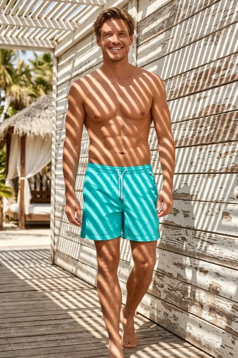 COSTUME BOXER MARE MORGAN | Colore Turchese |