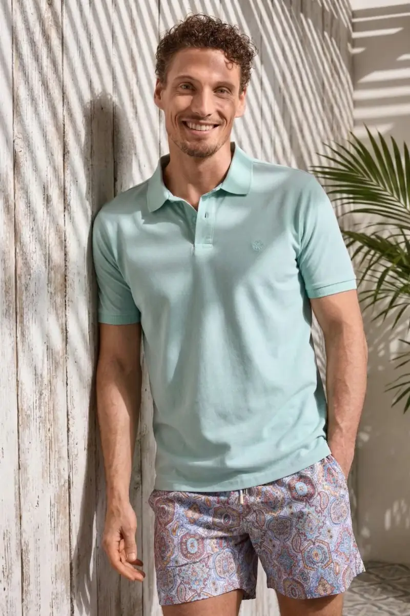 POLO DAMON | Colore Turchese |