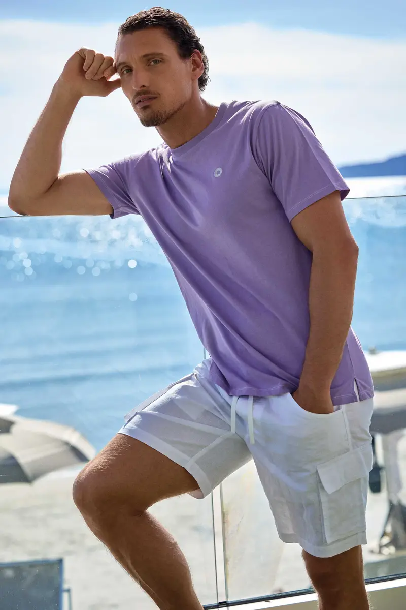 T-SHIRT ZAYN | Colore Lilla |