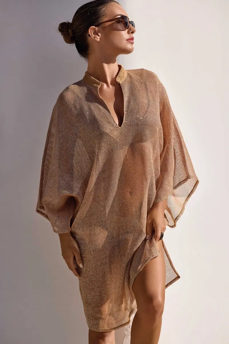PONCHO CLOE | Colore Marrone |
