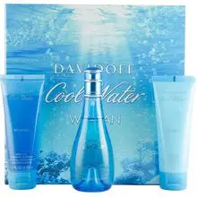 Cool Water Woman Great confezione box eau de toilette 100 ml lozione corpo 75 ml Cool Water e Cool Water gel doccia 75 ml - 100 ml