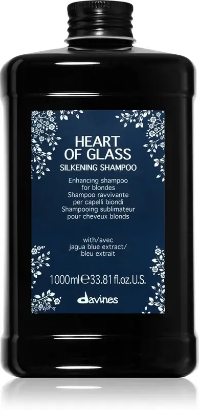 Heart of Glass Silkening Shampoo shampoo detergente delicato per capelli biondi 1000 ml