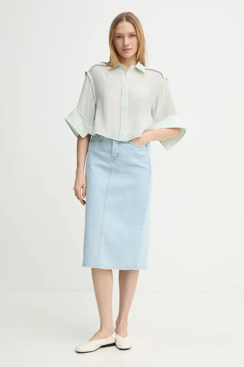 camicia Eleanor donna colore verde DAY65243675 miniatura 2