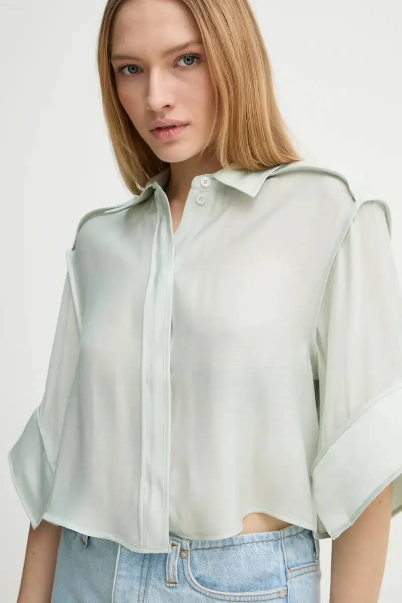 camicia Eleanor donna colore verde DAY65243675 miniatura 4