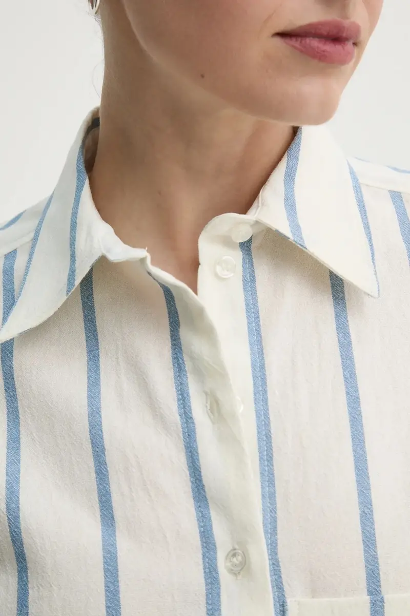 camicia in cotone Issa donna colore beige DAY65243695 miniatura 5