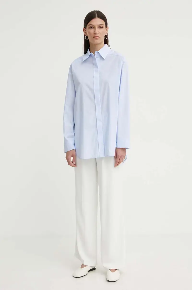 camicia in cotone Malou - Chambray donna colore blu DAY65243277 miniatura 3