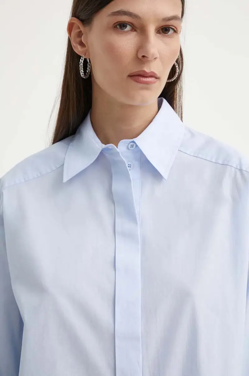 camicia in cotone Malou - Chambray donna colore blu DAY65243277 miniatura 5