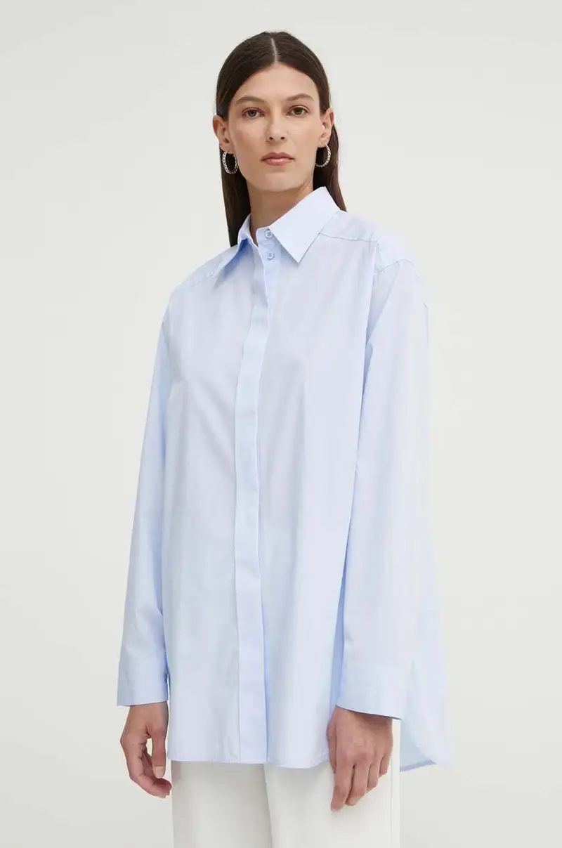 camicia in cotone Malou - Chambray donna colore blu DAY65243277