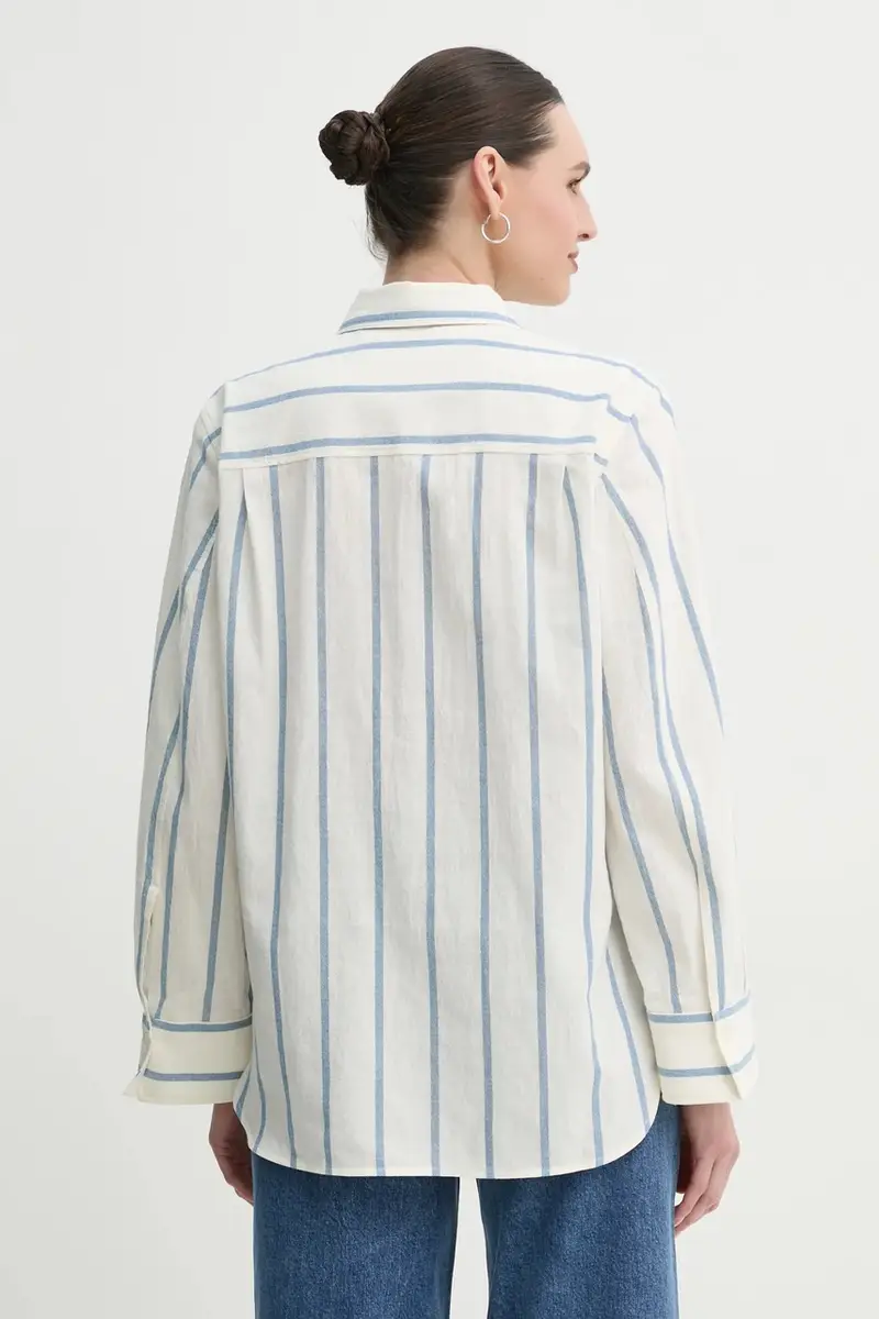 camicia in cotone Romy donna colore beige DAY65243748 miniatura 3