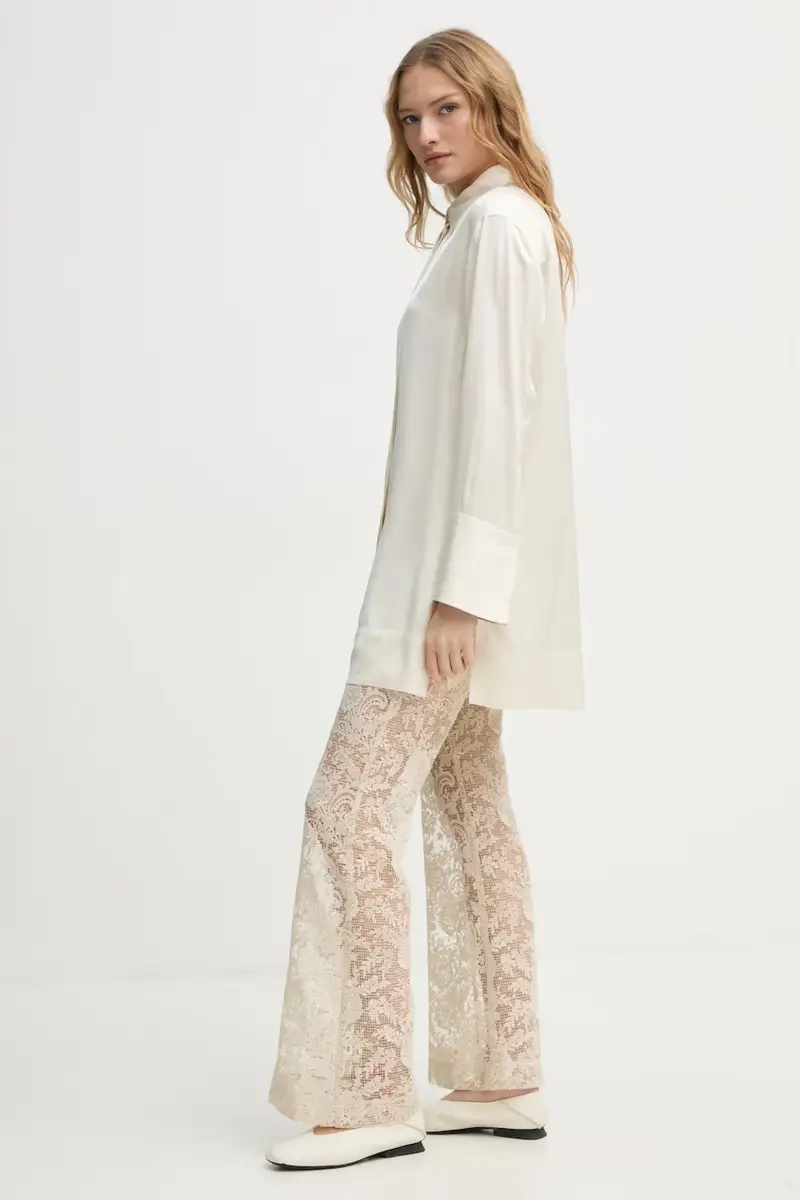 camicia Lea donna colore beige DAY65243793 miniatura 2