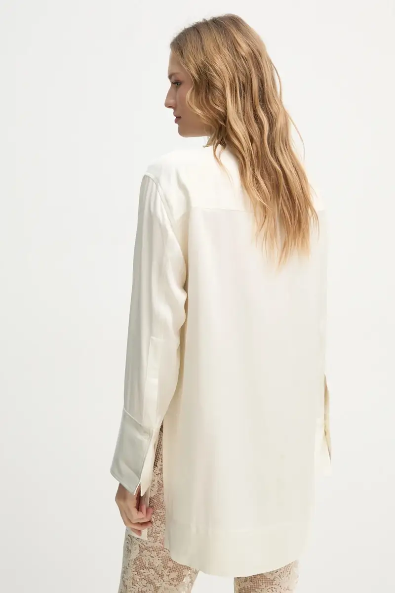 camicia Lea donna colore beige DAY65243793 miniatura 3