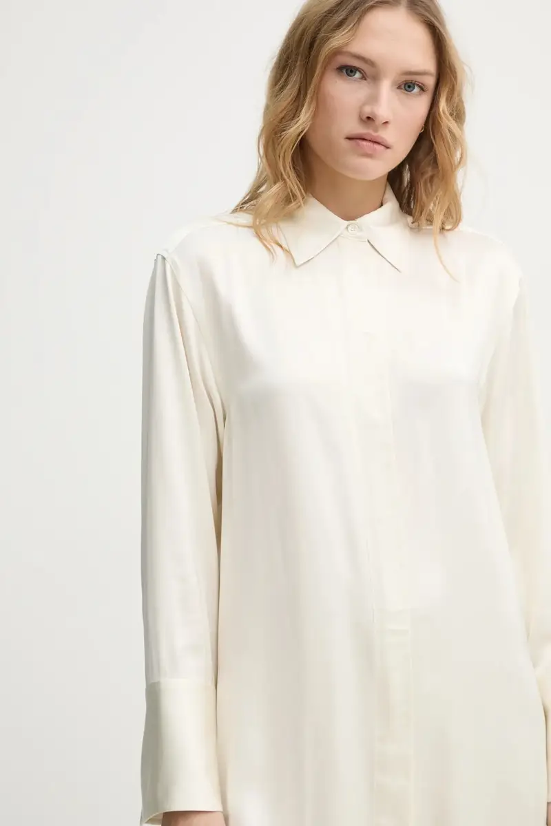 camicia Lea donna colore beige DAY65243793 miniatura 4