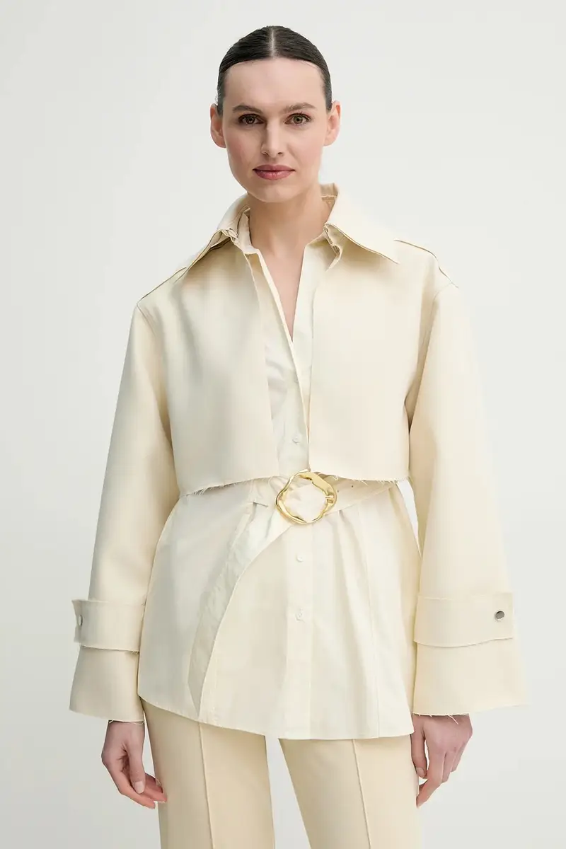 cappotto Chapin donna colore beige DAY65243662 miniatura 4