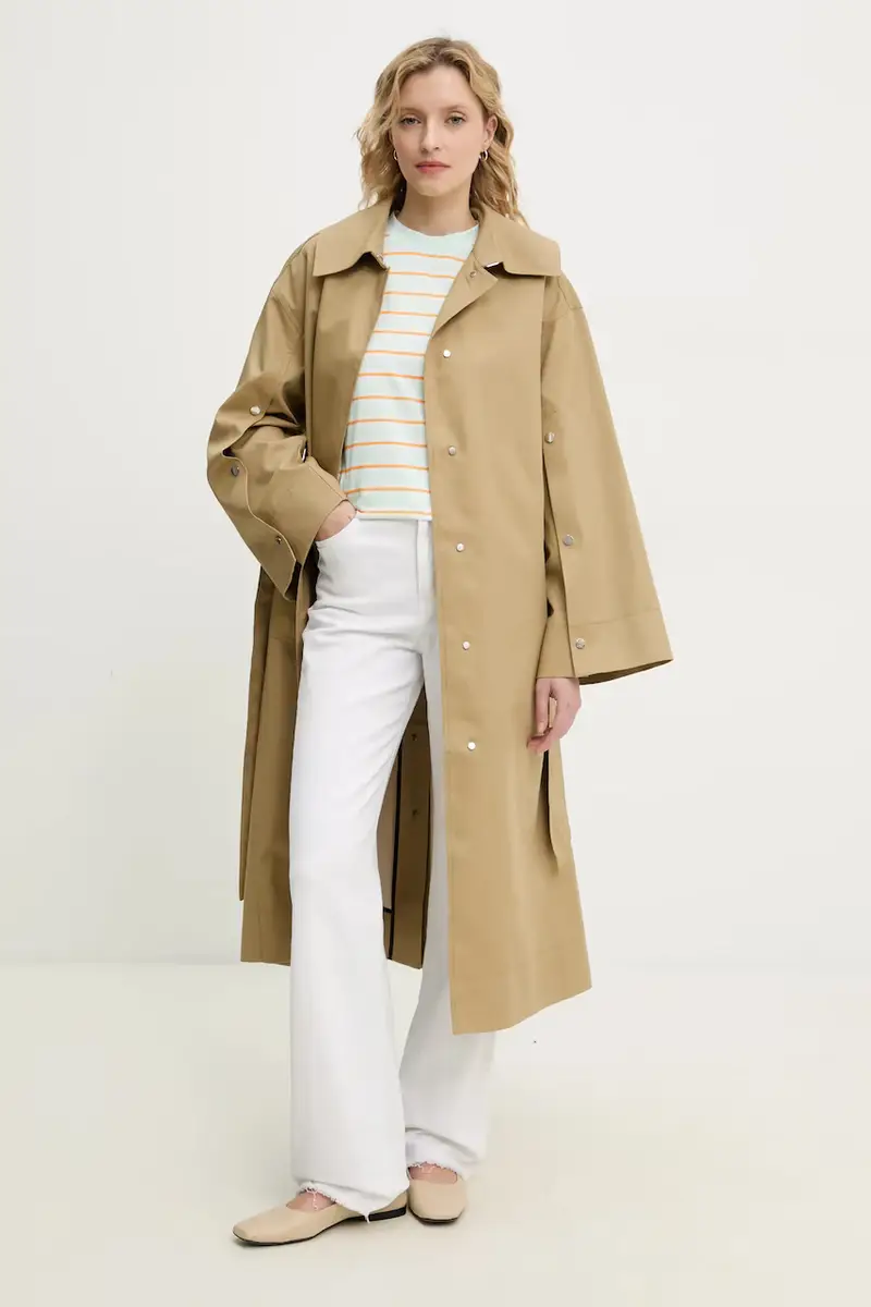 cappotto in cotone Lior donna colore verde DAY65243712 miniatura 2