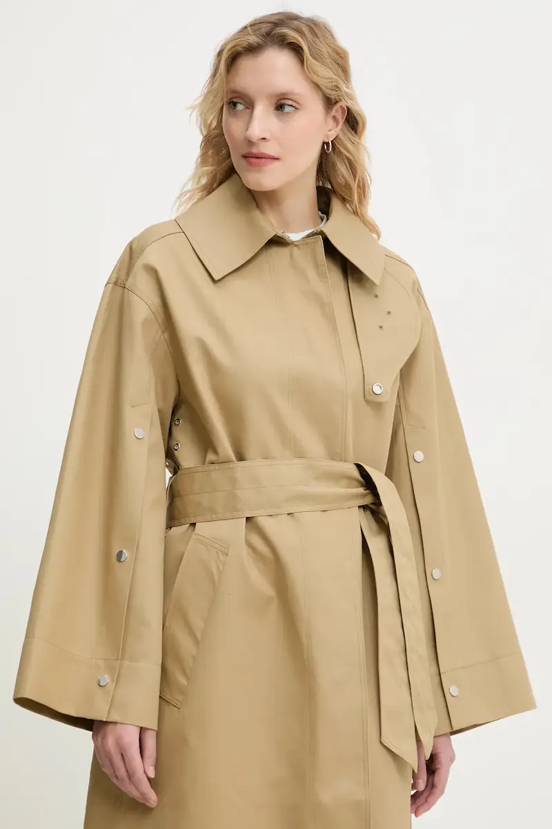 cappotto in cotone Lior donna colore verde DAY65243712 miniatura 4