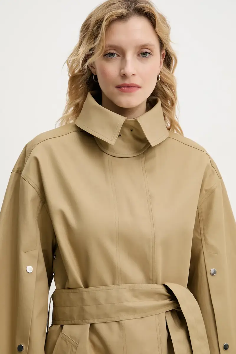 cappotto in cotone Lior donna colore verde DAY65243712 miniatura 5