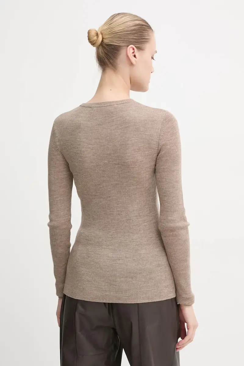longsleeve in cotone Mariana colore beige DAY65243602 miniatura 3
