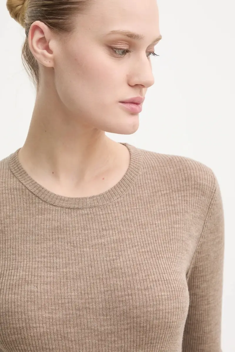 longsleeve in cotone Mariana colore beige DAY65243602 miniatura 4