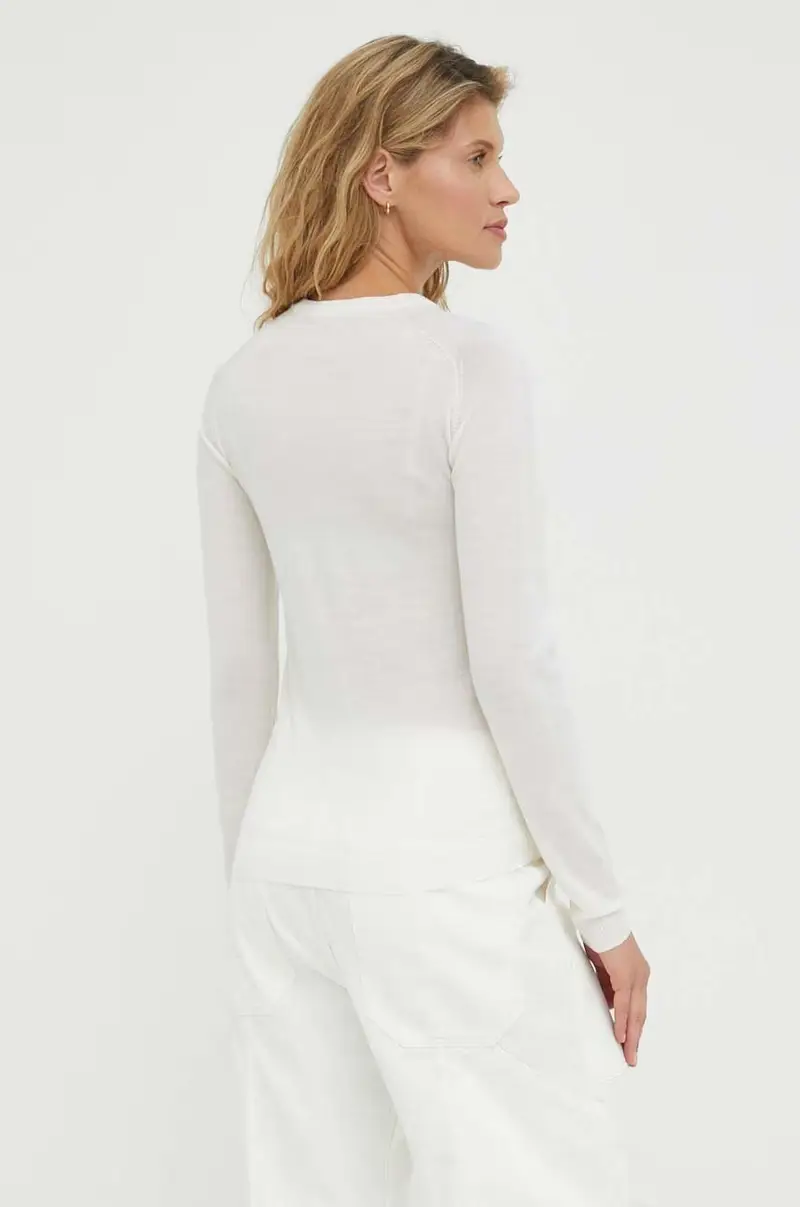 maglione in lana Annabelle donna Beige miniatura 3